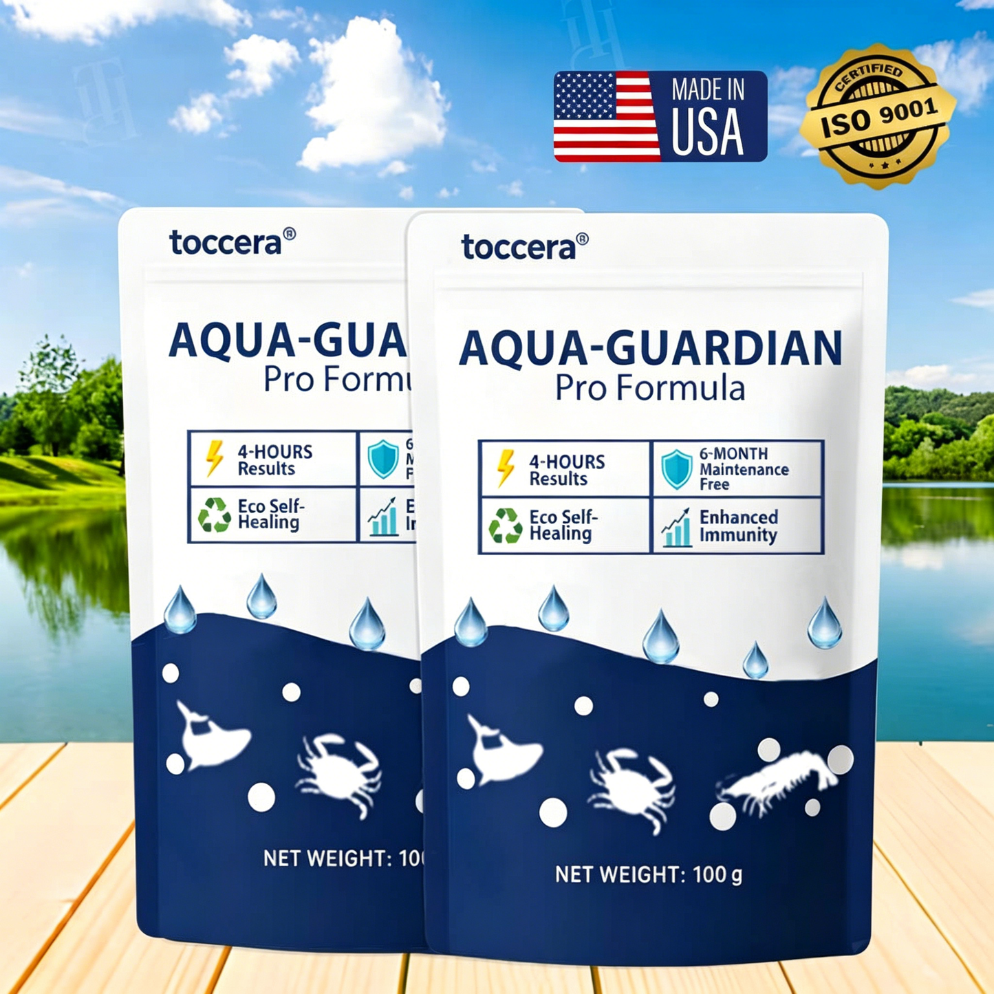 ✨ From Green to Clean Overnight! |⏱️ Crystal Clear in 24 Hours! | toccera® Aqua-Guardian Pro Formula