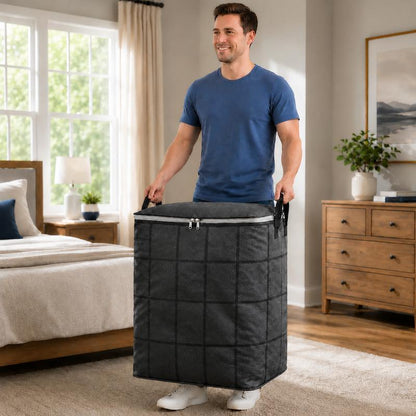 Extra-Large Heavy-Duty Moving & Storage Bags with Backpack Straps