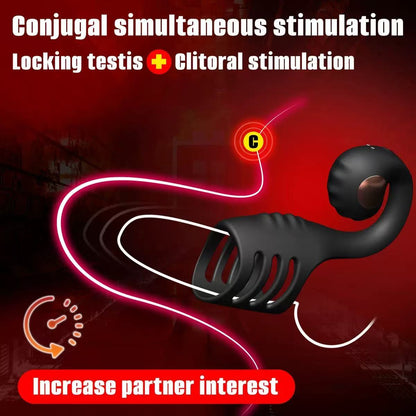 Slide-and-Roll Snail-Vibratorfor Constant Stimulation