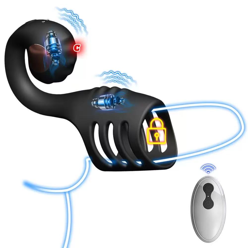 Slide-and-Roll Snail-Vibratorfor Constant Stimulation