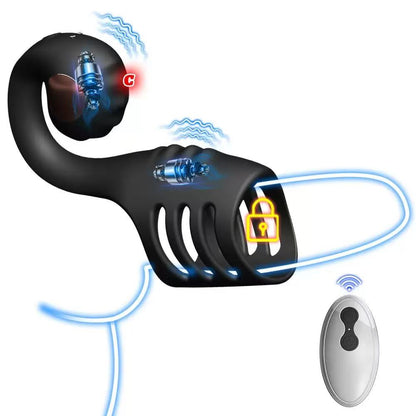 Slide-and-Roll Snail-Vibratorfor Constant Stimulation