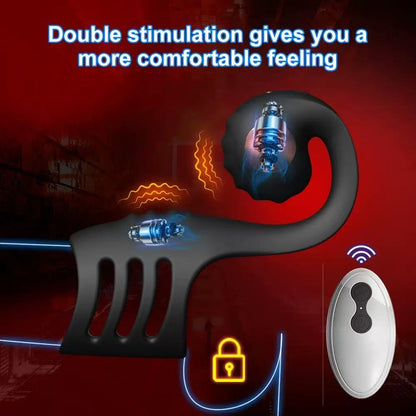 Slide-and-Roll Snail-Vibratorfor Constant Stimulation