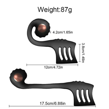 Slide-and-Roll Snail-Vibratorfor Constant Stimulation