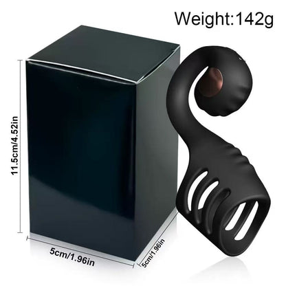 Slide-and-Roll Snail-Vibratorfor Constant Stimulation