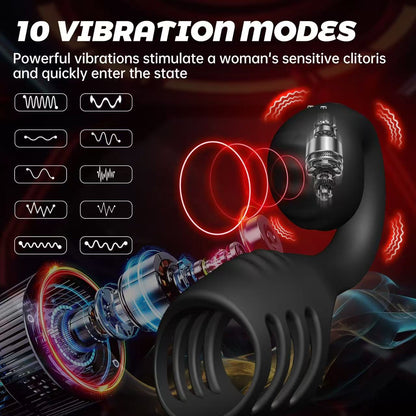 Slide-and-Roll Snail-Vibratorfor Constant Stimulation