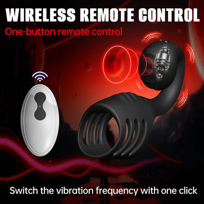 Slide-and-Roll Snail-Vibratorfor Constant Stimulation