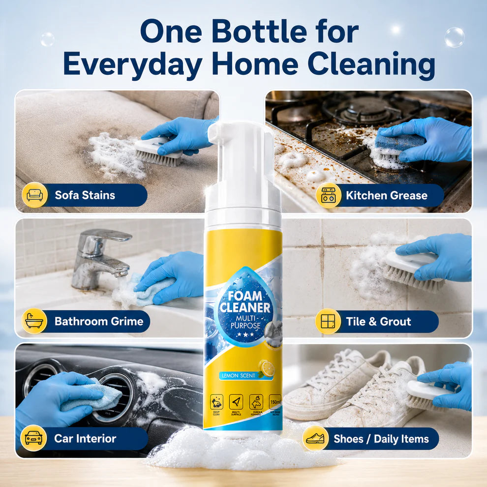 Clean Sofa Stains, Kitchen Grease & Bathroom Grime With One Simple Spray