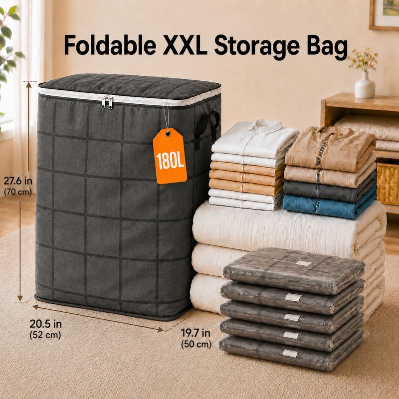 Extra-Large Heavy-Duty Moving & Storage Bags with Backpack Straps