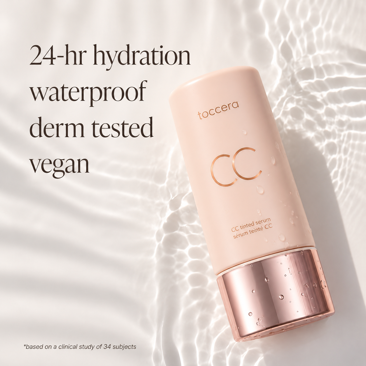 TOCCERA™ Adaptive CC Tinted Serum – Your Perfect Skintone Match
